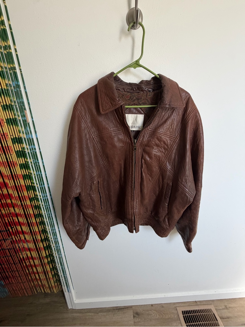 Brown 80’s Leather Jacket
